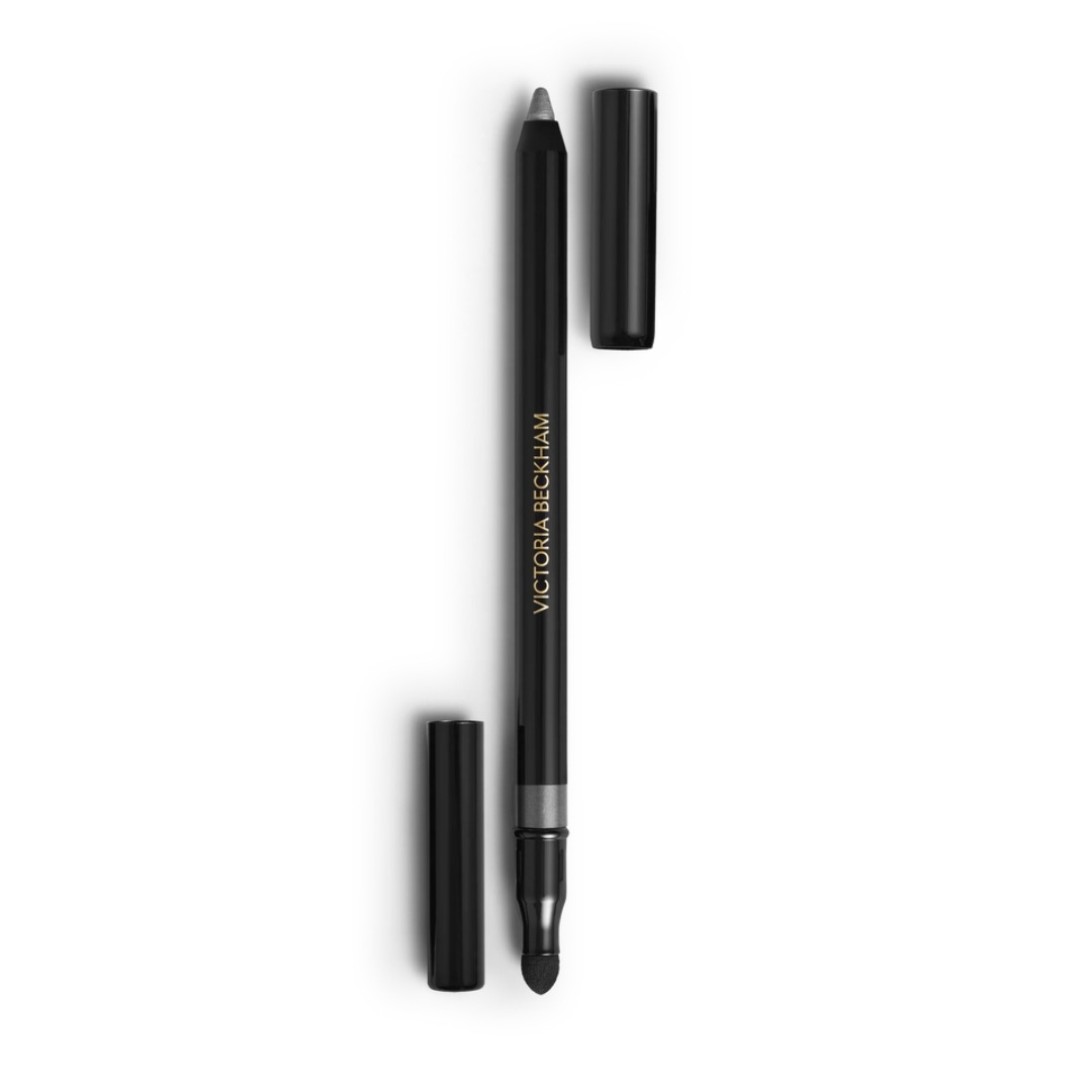 Lápis de Olhos Victoria Beckham Satin Kajal Liner Longa Duração Sea Grey com Afiador - Cinzento