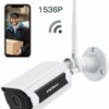 Câmara de Vigilância 4MP 1536P Wi-Fi Exterior Áudio Bidirecional Cacagoo SN-IPC-HW13