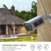 Câmara de Vigilância 4MP 1536P Wi-Fi Exterior Áudio Bidirecional Cacagoo SN-IPC-HW13