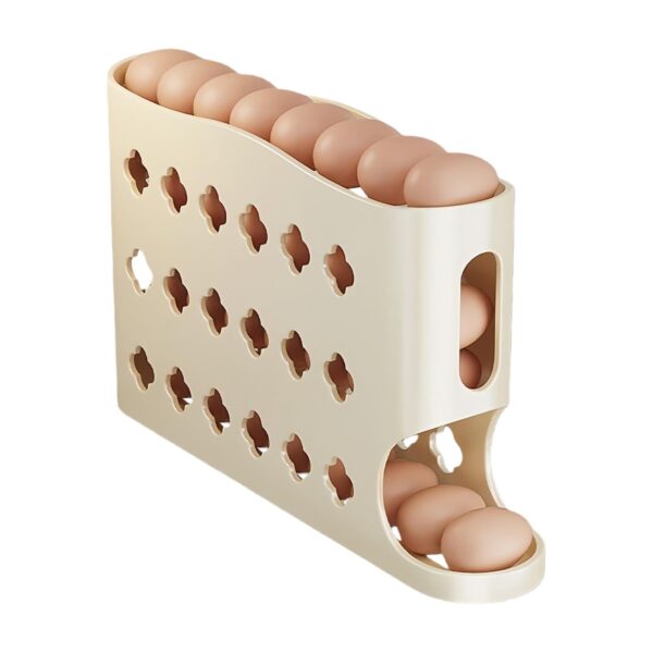 Organizador de Ovos 4 Camadas Rolamento Automático 30 Ovos