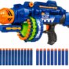 Pistola de Brincar Automática Blaze Storm ZC7051 com 40 Dardos de Espuma - Azul/Laranja