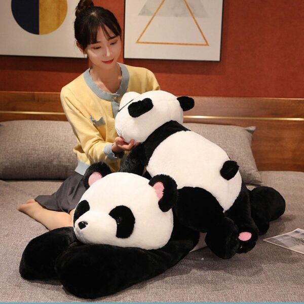 Peluche Panda Grande Suave e Fofo 60cm Ideal para Presente Almofada de Descanso