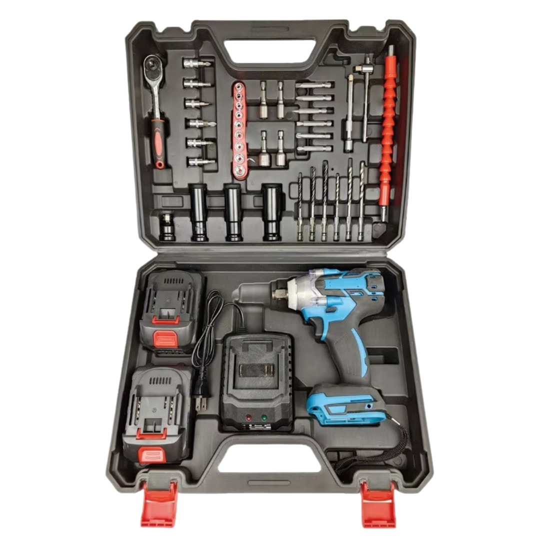 Kit Chave de Impacto 1/2" com 2 Baterias 520 Nm 4200 Rpm Brushless Alto Torque