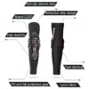 (M) Cotoveleiras Proteção Respirável Multidesportos MTB Motocross BMX etc Motowolf MDL1020B