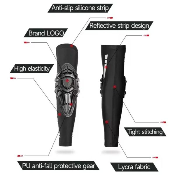 (M) Cotoveleiras Proteção Respirável Multidesportos MTB Motocross BMX etc Motowolf MDL1020B