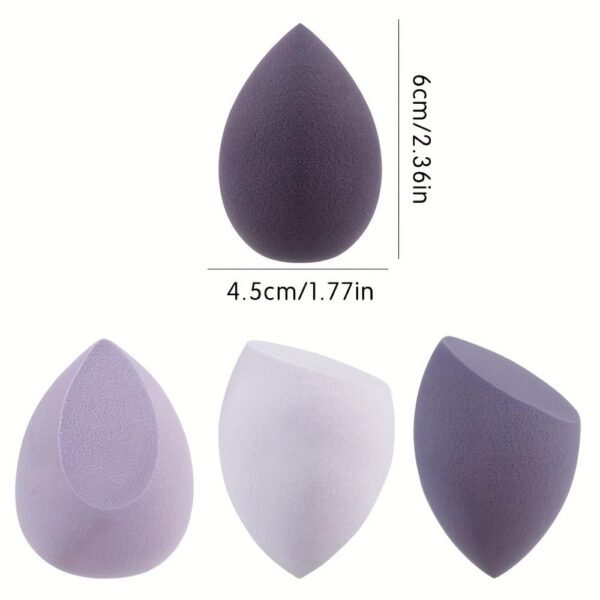 Conjunto de Esponjas de Maquilhagem Blender Sem Látex com Caixa