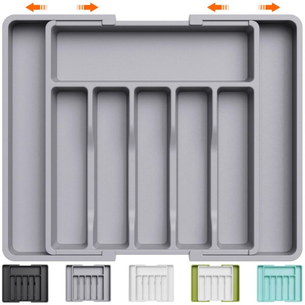 Organizador de Talheres Extensível e Ajustável para Gaveta 57x38 cm