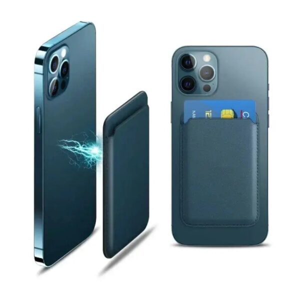 (x2) Capa Porta-cartões MagSafe Magnética para iPhone Samsung Huawei