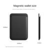 (x2) Capa Porta-cartões MagSafe Magnética para iPhone Samsung Huawei
