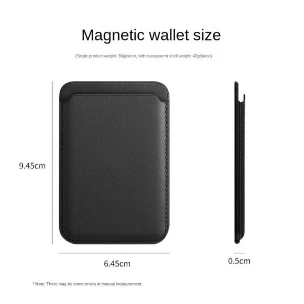 (x2) Capa Porta-cartões MagSafe Magnética para iPhone Samsung Huawei