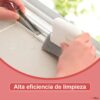 (x2) Escova de Limpeza para Juntas e Calhas Cablepelado Ergonómica Multiusos - Preto