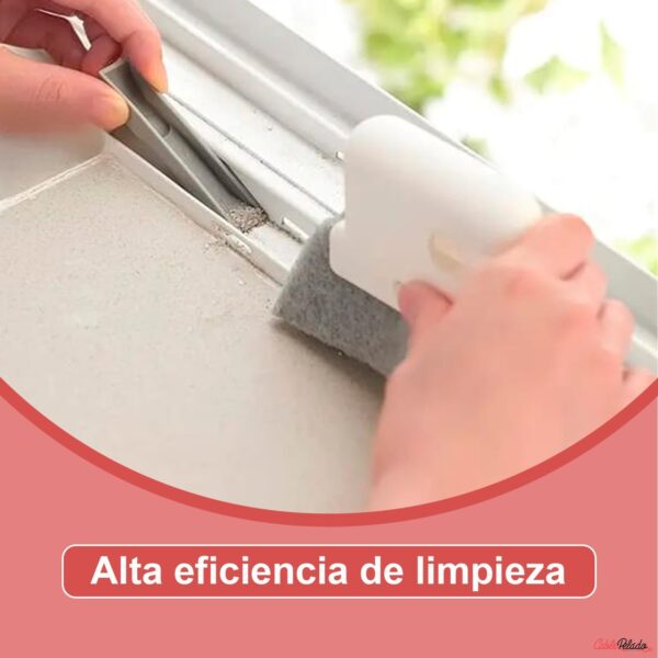 (x2) Escova de Limpeza para Juntas e Calhas Cablepelado Ergonómica Multiusos - Preto