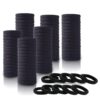 (4 cm) 200 Elásticos para Cabelo Unidades Nylon sem Metal