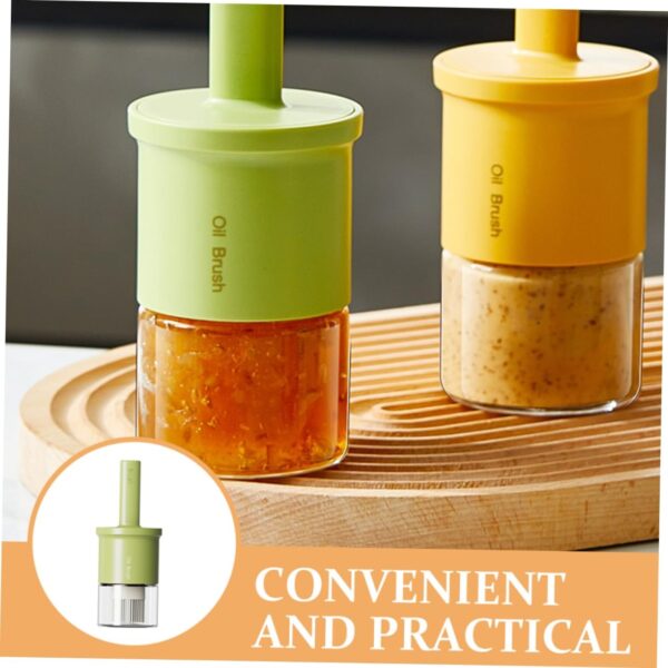 Pincel de Cozinha com Garrafa de Óleo Integrada em Silicone Sosoport