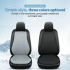 Almofada de Assento de Carro Timotras Seda de Gelo Refrescante Universal - Negro