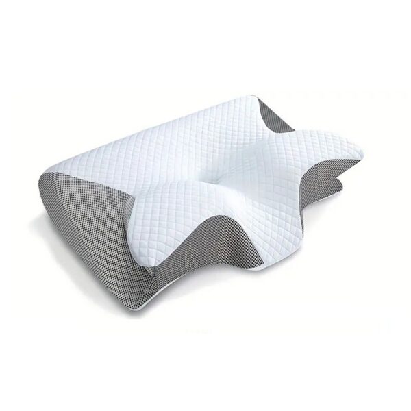 Almofada Ortopédica Cervical de Espuma de Memória Formato Borboleta 63x30 cm