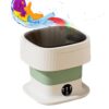 (10L) Máquina de Lavar Roupa Portátil Dobrável com Temporizador - Branco