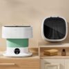 (10L) Máquina de Lavar Roupa Portátil Dobrável com Temporizador - Branco