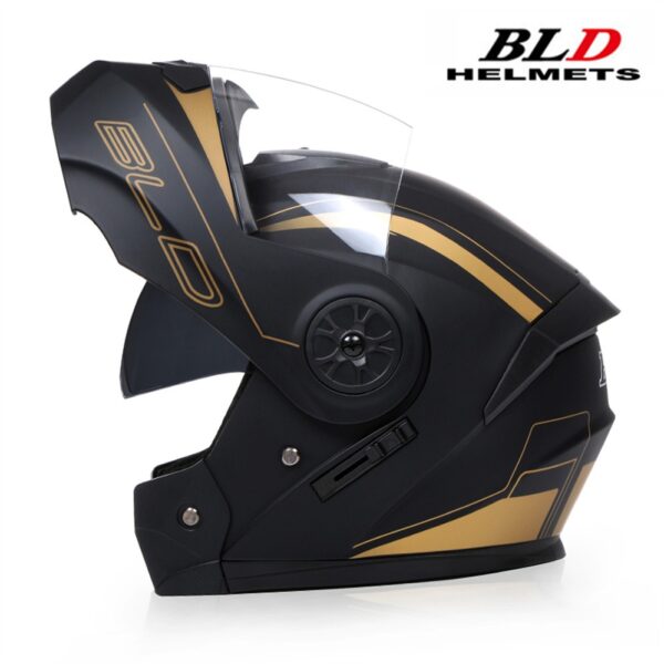 (L) Capacete Modular Mota Viseira Dupla 59-60cm