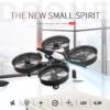 Mini Drone H36 Giroscópio 6 Eixos Modo Headless e Rotação 360° - Cinza