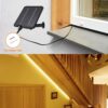 (0.5m) Fita LED Néon Solar 320 LEDs/m 8 Modos IP68 Exterior - Branco Quente