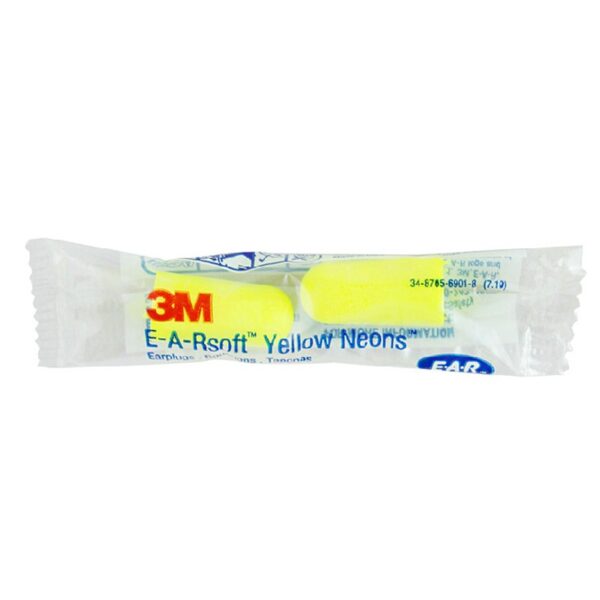 (30 Pares) Tampões de Ouvidos 3M 312-1250 Espuma Macia
