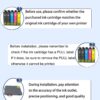 Pack 4 Toners de Tinta Epson T1281-T1284 S22 SX125 SX130 SX425W