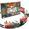 Comboio de Natal Elétrico com Carris para Árvore de Natal