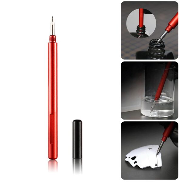 Caneta de Pintura para Modelismo Detalhes Precisos - Prata