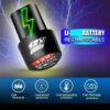 Bateria Recarregável 12V 4000 mAh com Carregador para Ferramentas Elétricas - Preto