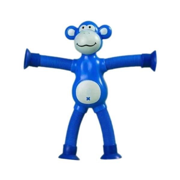 Tubo Telescópico Brinquedo Sensorial com Luz LED Anti-stress - Cores Variadas
