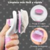 Escova para Animais de Estimação para Pelo Curto e Longo Remove Pelo Morto - Azul