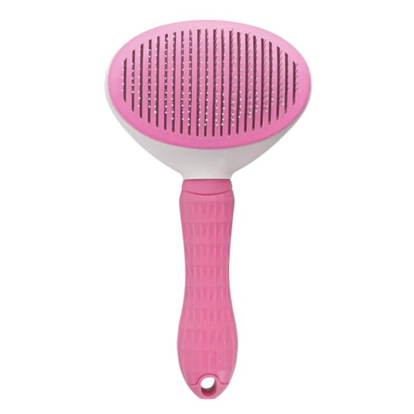 Escova para Animais de Estimação para Pelo Curto e Longo Remove Pelo Morto - Azul