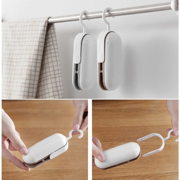 Mini Seladora de Sacos Portátil Térmica para Alimentos e Lanches - Branco