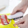 Mini Seladora de Sacos Portátil Térmica para Alimentos e Lanches - Branco