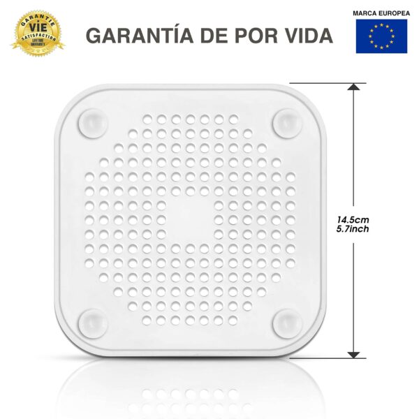 Filtro de Drenagem de Silicone com Ventosas para Pia e Duche 14,5 cm