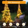(5m) Grinalda Solar Caldarax 50 LED 8 Modos Impermeável IP65 - Branco Quente