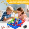 Pista de Carros com 9 Desafios e 6 Botões Mecânicos Aventura Educativa Infantil