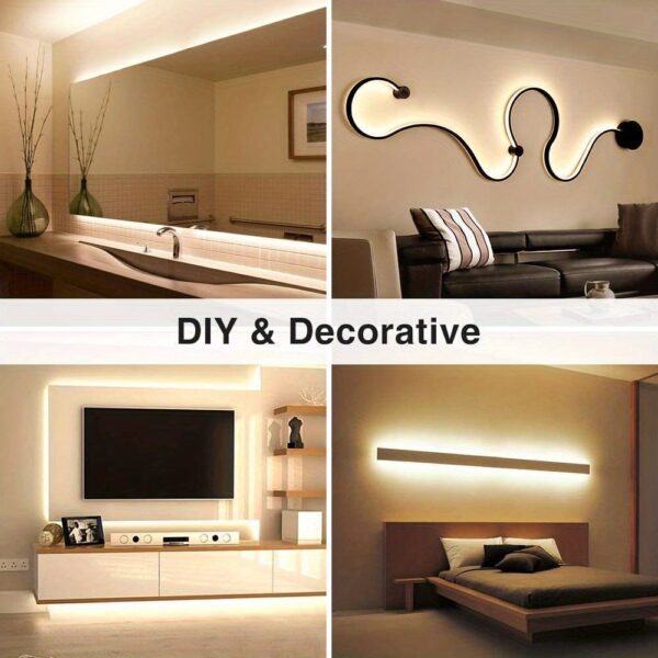 (5m) Fita LED Neon USB Regulável com Sensor de Toque 4500K Branco Natural