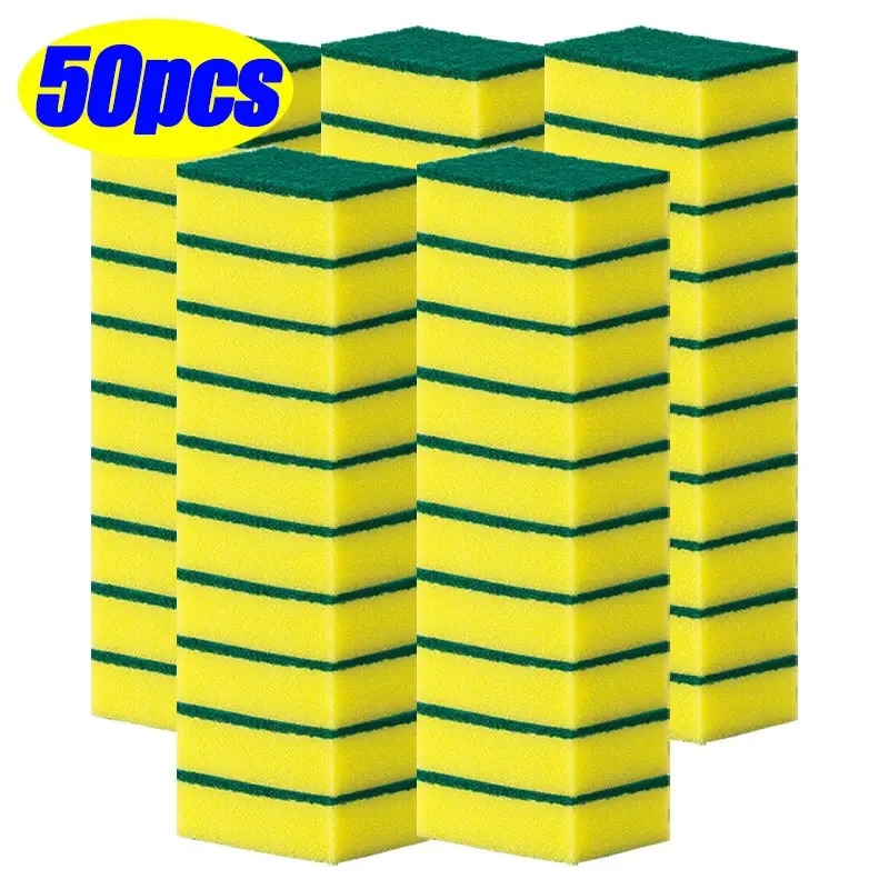 (x50) Esponja de Limpeza Pequena de Loiça Panelas 5,5x8,5 cm