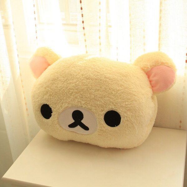 (30cm) Peluche Rilakkuma e Kiiroitori Almofada Aquecedor de Mãos de Inverno - Amarelo