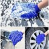 (Pack 5) Luva de Lavagem para Carro Chenille Microfibra Anti-riscos - Multicolor