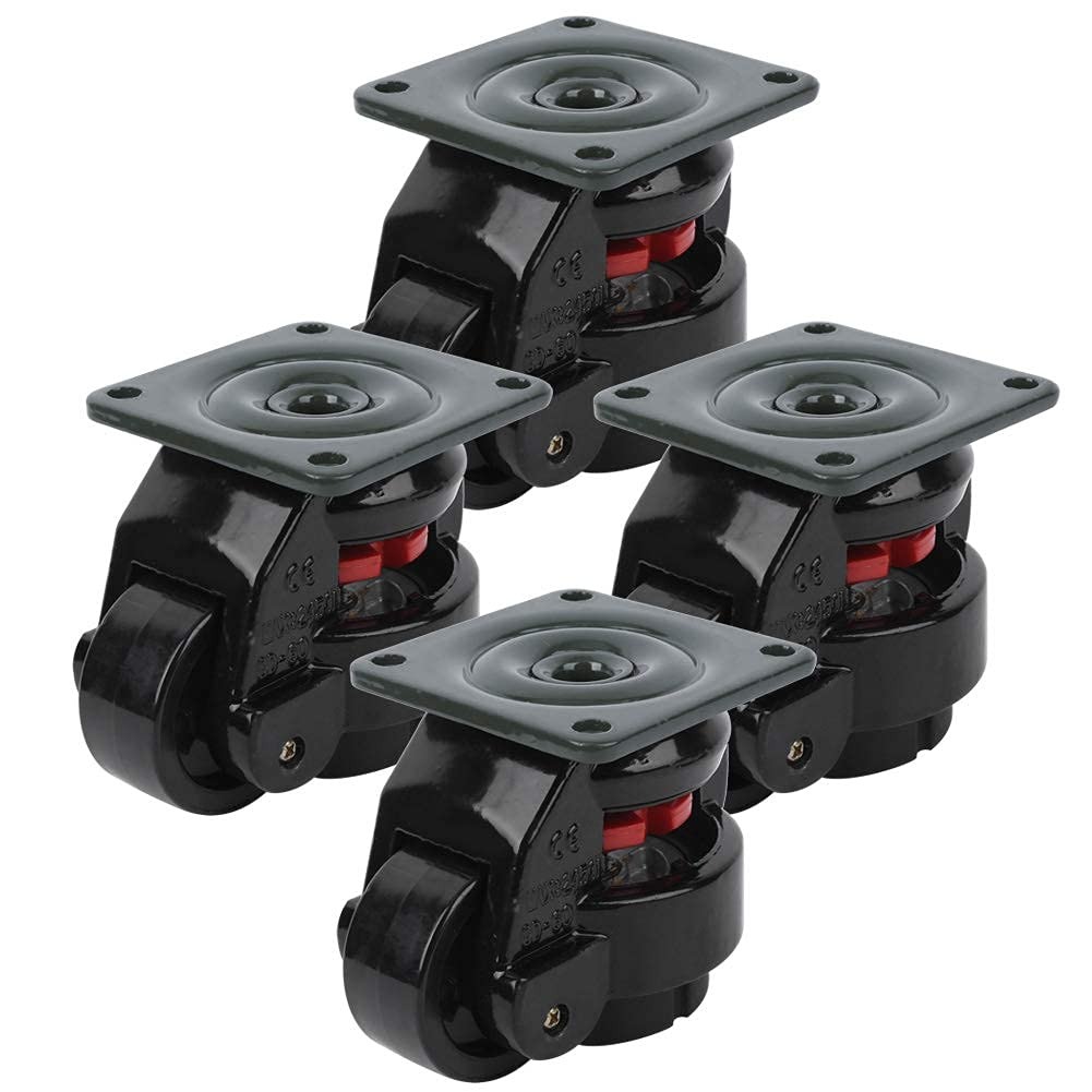 4 Rodas Giratórias de Nivelamento Carga Pesada até 1000kg GD-60F