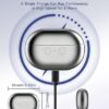 Corta-unhas Elétrico Inteligente com Luz LED para Idosos - Branco
