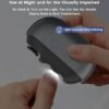 Corta-unhas Elétrico Inteligente com Luz LED para Idosos - Branco