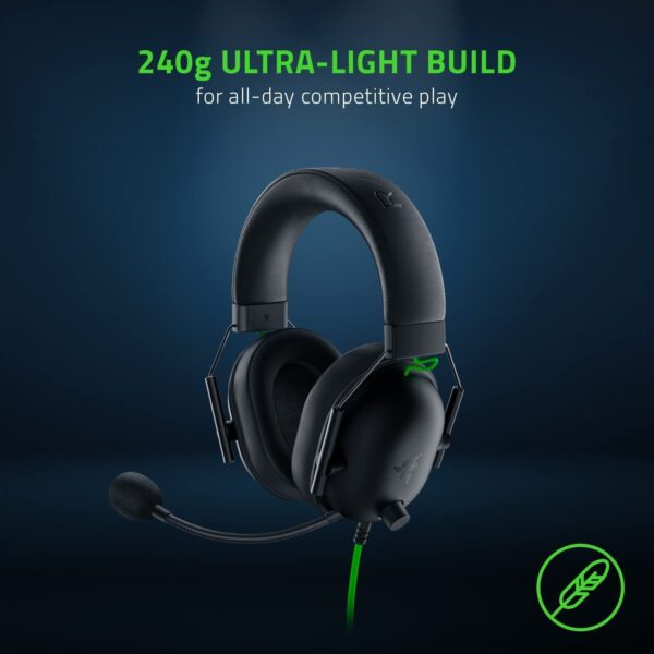 Auscultadores Gaming Razer BlackShark V2 X Surround 7.1 Cancelamento Ruído - Preto