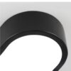 (50cm) Candeeiro de Teto LED Moderno Ultra-fino para Iluminação de Interior e Corredor - Preto