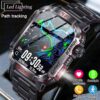 Smartwatch LAXASFIT 2026 Ecrã HD 1.71" Chamada Bluetooth Lanterna LED - Cinza