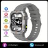 Smartwatch LAXASFIT 2026 Ecrã HD 1.71" Chamada Bluetooth Lanterna LED - Cinza