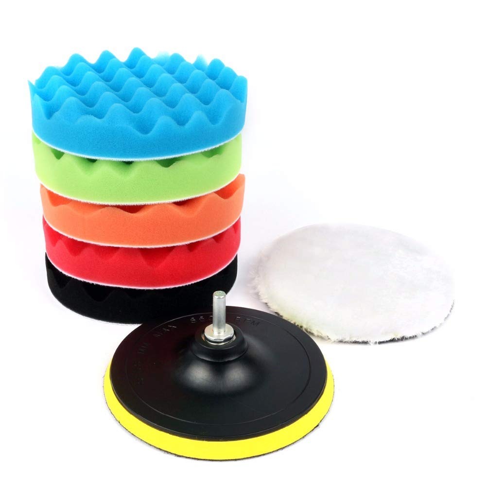 (125 mm) Kit de Esponjas de Polimento Various com Adaptador M10